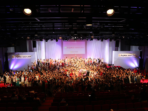 「ボディメイクアーティスト」会場の様子